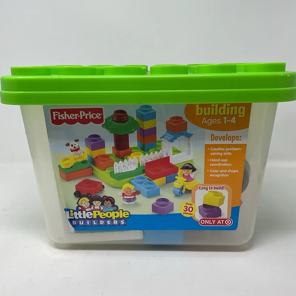 Fisher Price Little People Builders Build N Fun Playground Box Target Toy Blocks